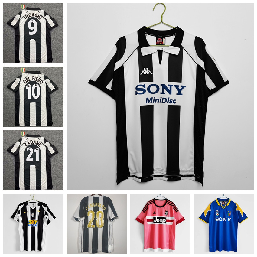 Juventus Retro Away Jersey Bóng đá - Các Mùa Giải 1995-2016