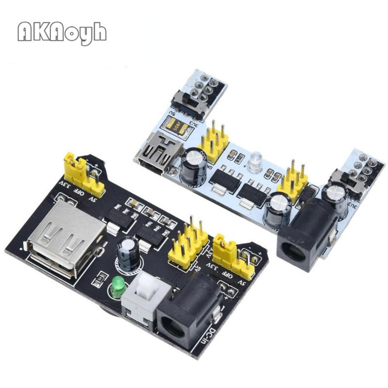 MB102 Breadboard Power Supply Module MB102 white Breadboard Mô-đun nguồn 2 chiều chuyên dụng 3.3V 5V