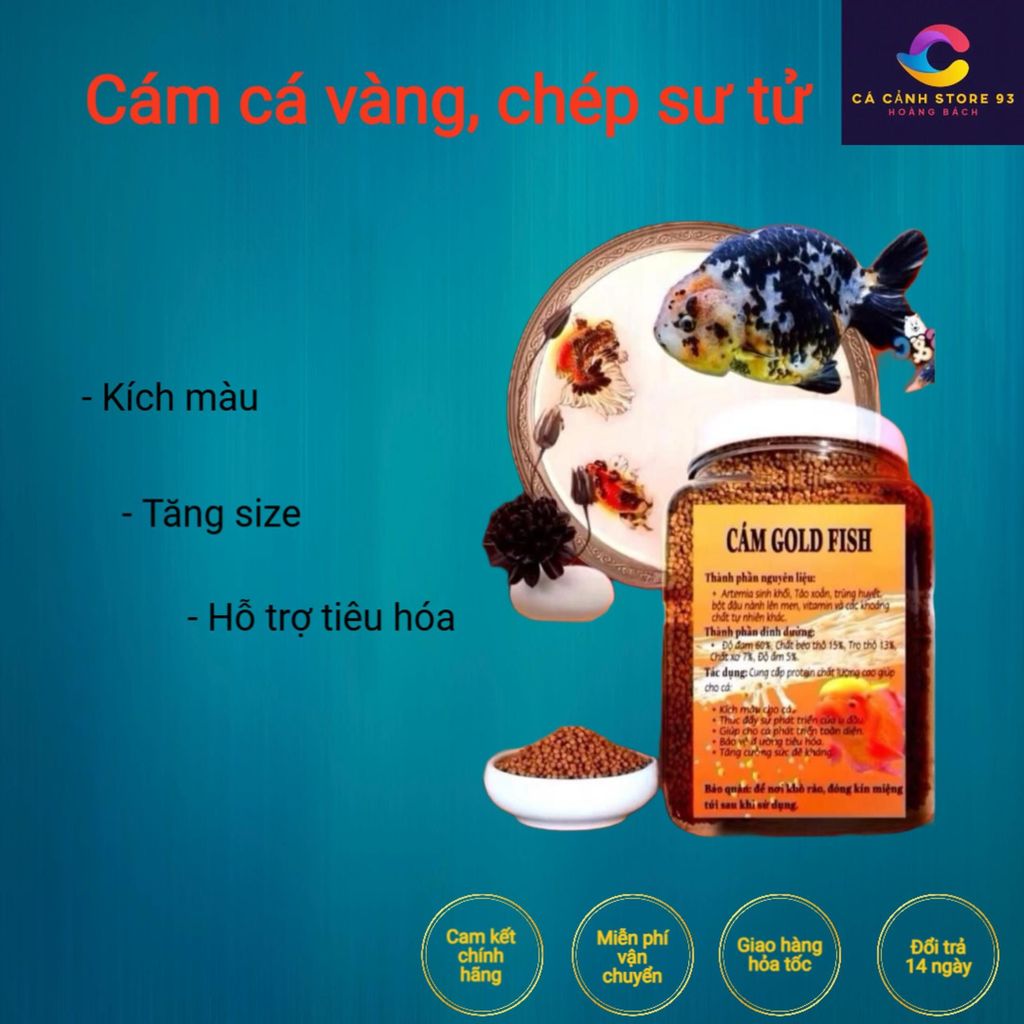 Cám cá vàng (Yee) thức ăn giàu dinh dưỡng cho cá vàng, ba đuôi, ranchu, oranda