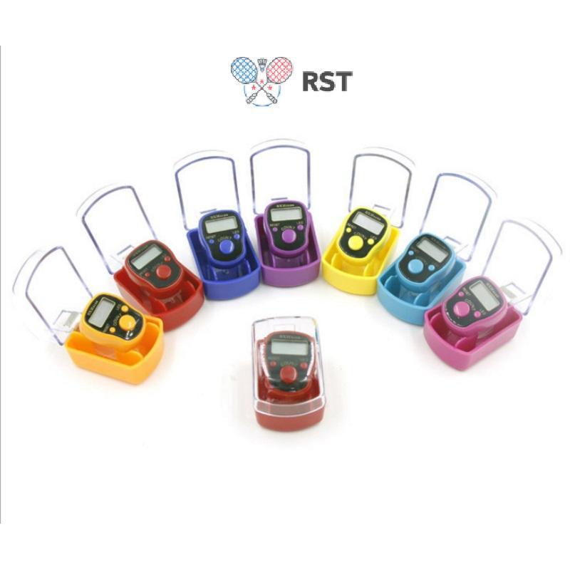 RunSabailTWO 5 chữ số LED Tally Counter Finger Ring Hand Tally Counter Hẹn giờ kỹ thuật số Đẹp