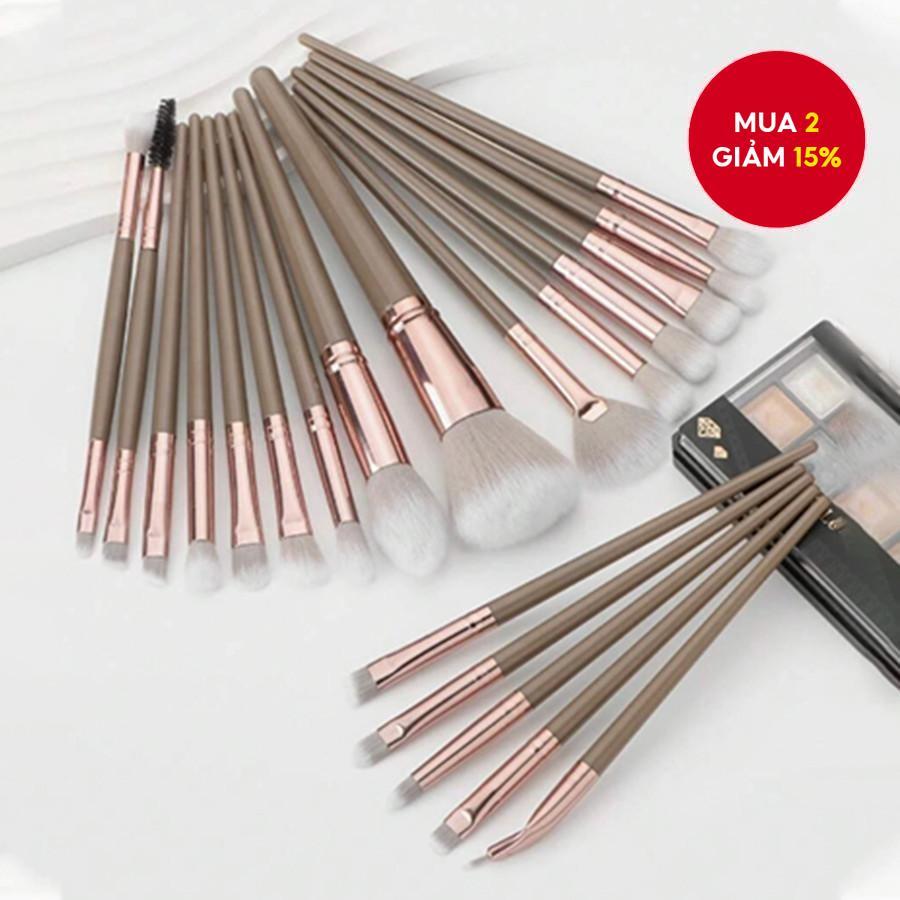 Bộ 20 cọ trang điểm chuyên nghiệp, cọ phấn mắt, cọ bột, bộ hoàn chỉnh