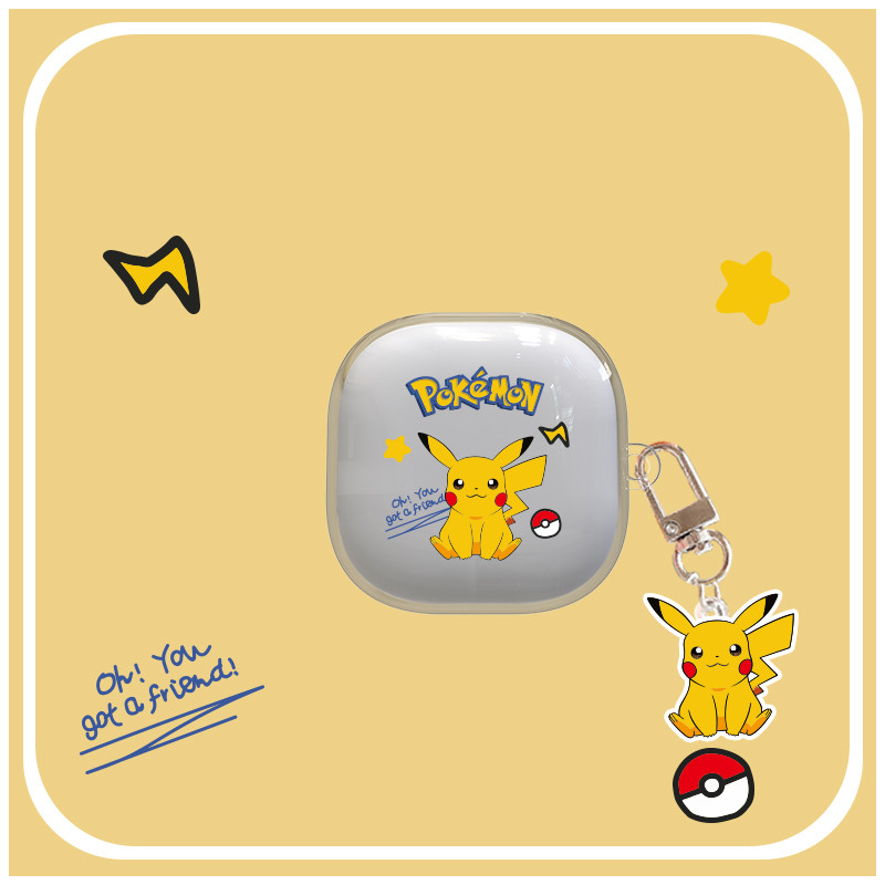 [Thời trang] Ốp lưng cho SONY LinkBuds Open WF-L910 Vỏ tai nghe trong suốt TPU mềm hoạt hình có móc