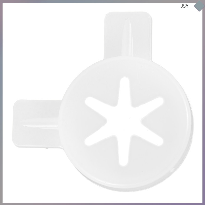 🎄 Bộ 1 Set Đầu Phun Làm Kem Màu Trắng Họa Tiết Bông Tuyết Bằng Nhựa Cho Máy Làm Kem