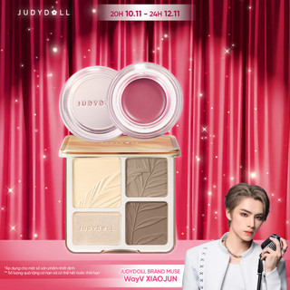  Judydoll Combo Má hồng Balm và bảng phấn tạo khối bắt sáng Highlight Contour 