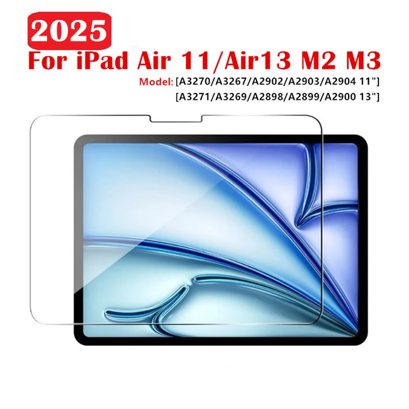 2 Chiếc Kính Cường Lực Bảo Vệ Màn Hình Cho iPad Air 13 11 2024 A2898 / A2902 M2 Air11 inch ipad Air1