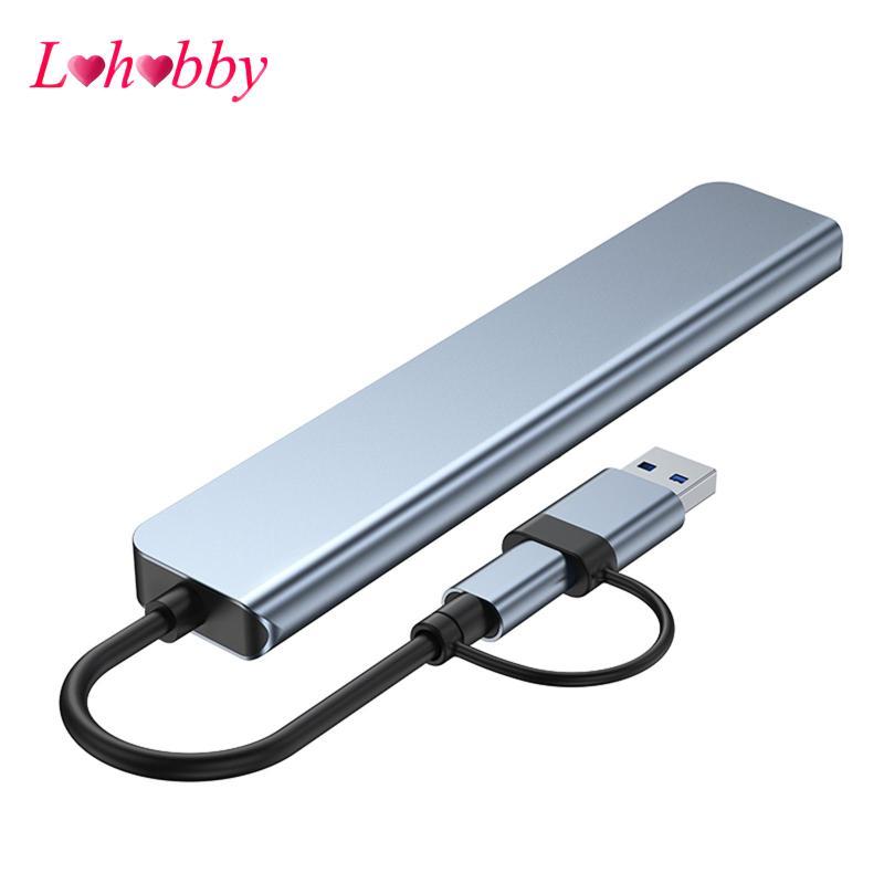 Bộ chuyển đổi Hub USB Type C 8 cổng Hub Laptop Docking Station cho Type C