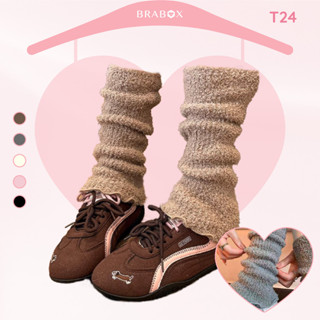  Tất ống len xù ấm áp BRABOX T24 