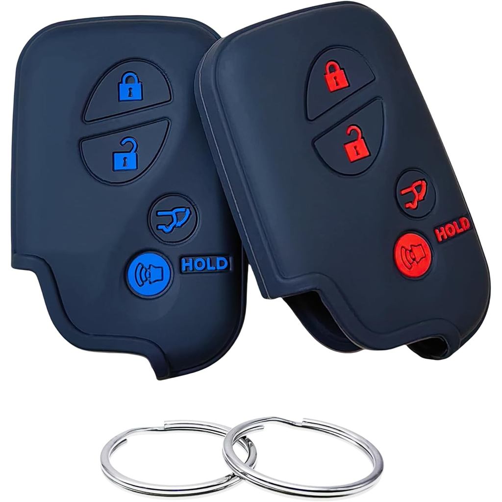 Vỏ bọc chìa khóa cao su silicon Tương thích với Lexus CT200h ES350 GS300 GS350 GS430 GS450h GS460 là