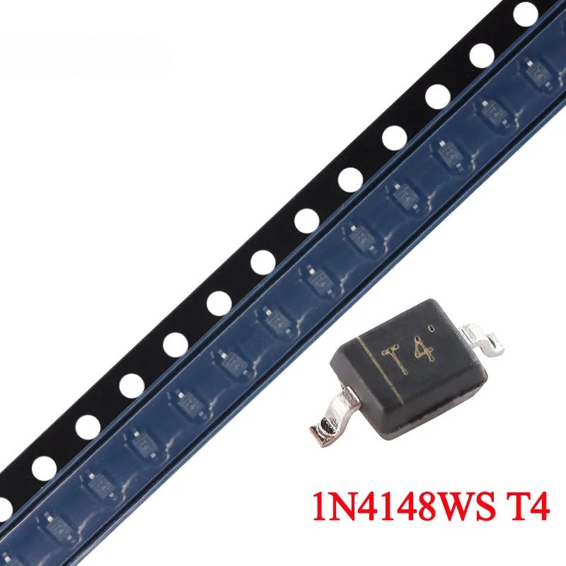 100 Cái / lốc 0805 1N4148W 1N4148WS T4 1N4148 IN4148 SOD-323 SOD323 SMD Điốt chuyển mạch IC Chip Mới