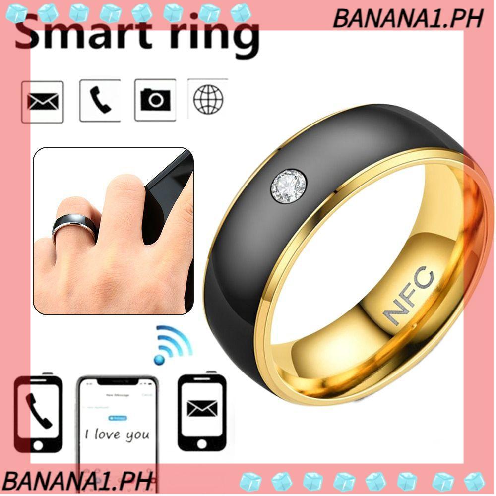 Nhẫn thông minh BANANA NFC, Nhẫn kỹ thuật số đeo ngón tay có thể đeo được, Nhẫn đeo ngón tay NFC chố