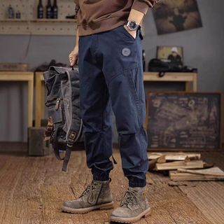 Nhật Bản Retro Quần Legging Nam Rời Hậu Cung Quần Mùa Xuân Dạo Phố Mặc Quần Áo Phong Cách Nam