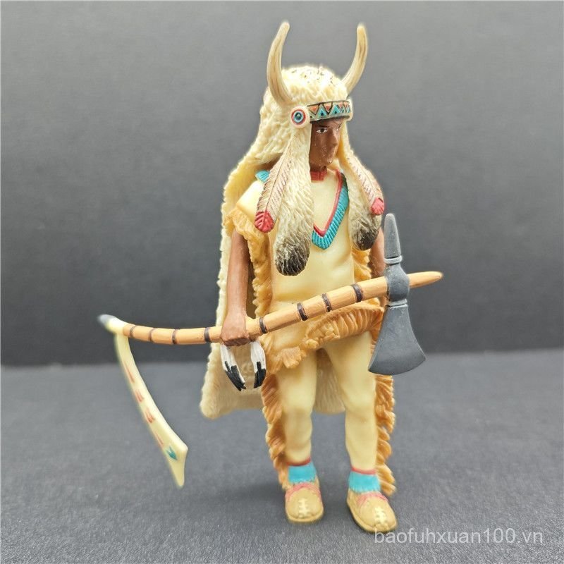 Số lượng lớn Đức Không in hình bullishland Tây Cowboy War Marseille Horse Cover Horse 12cm Doll