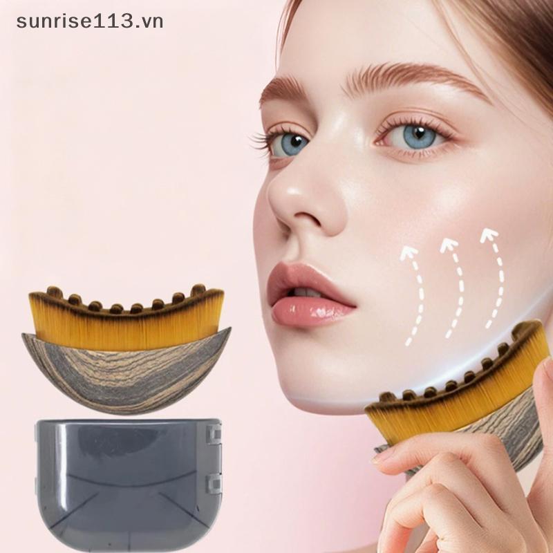 SR Beauty Lymphatic Contour Face Brush Dry Brushing Face Brush S Size Máy mát xa mặt để điêu khắc Cô