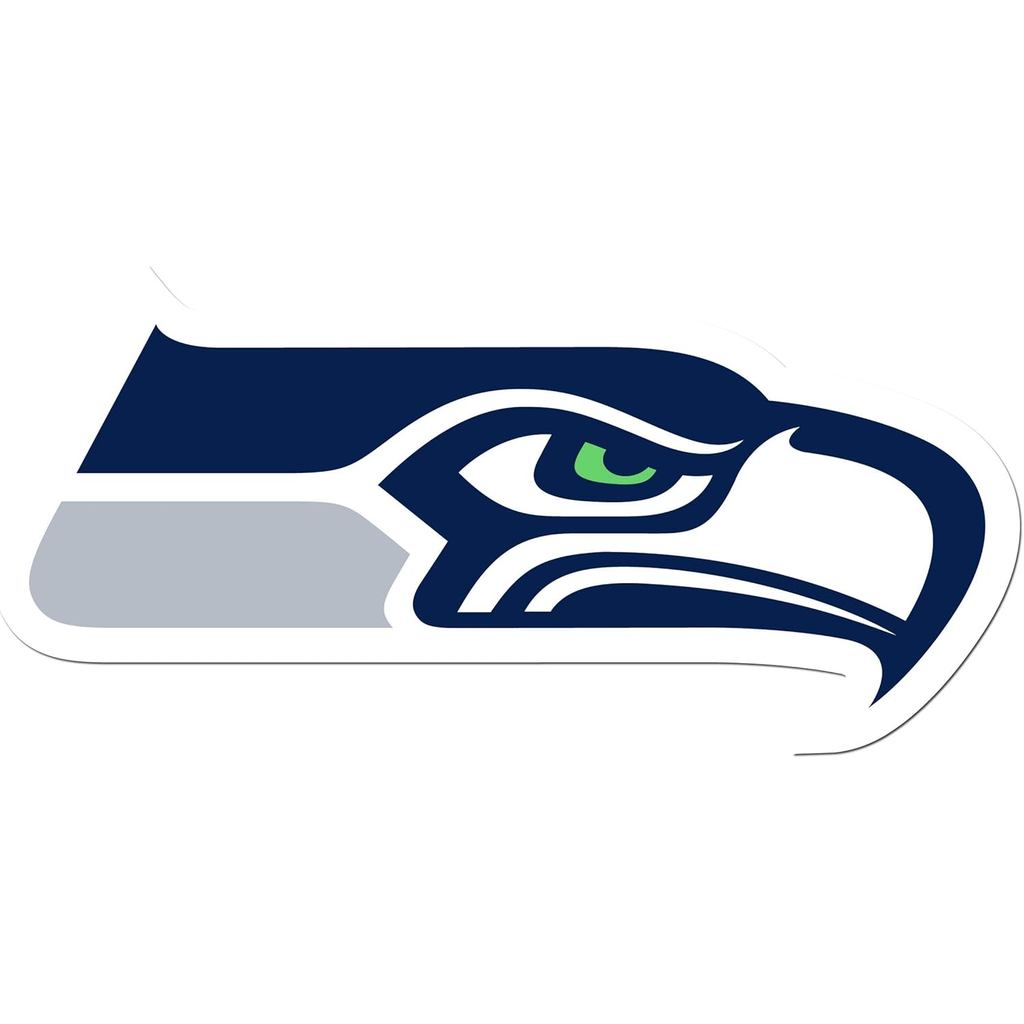 NFL Siskiyou Thể Thao Quạt Shop Seattle Seahawks Auto Decal 8 inch Tấm Màu Đội