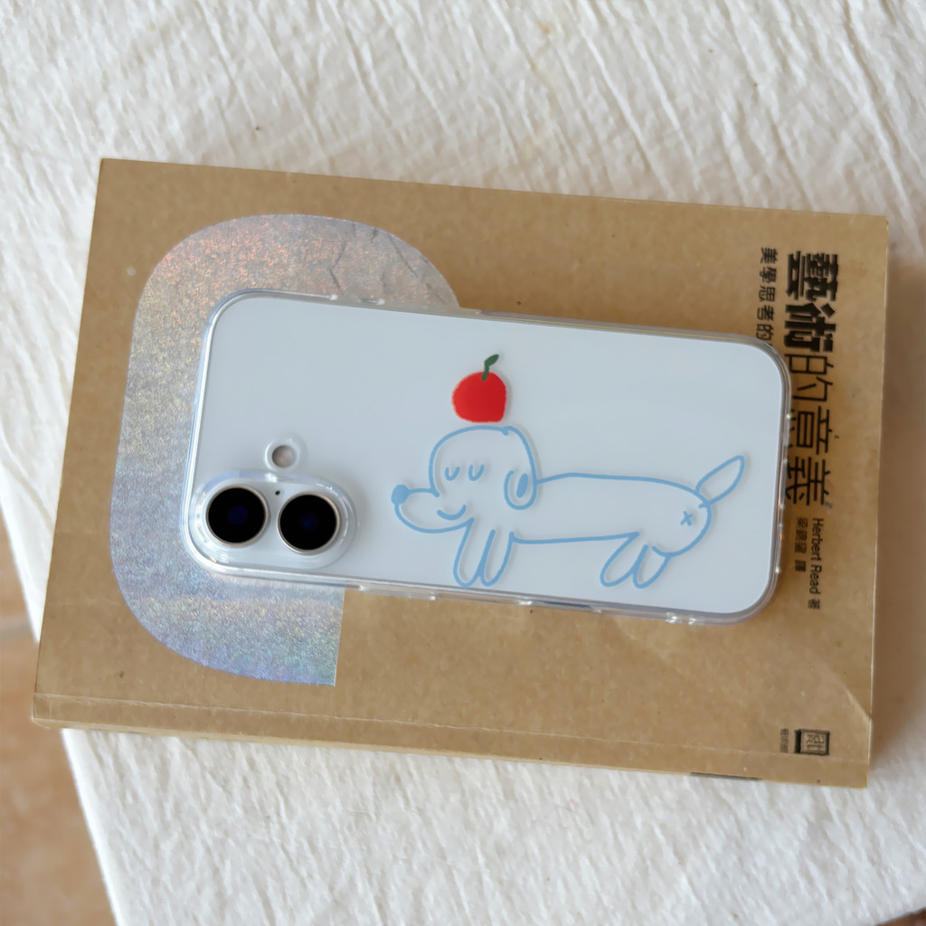 Phong cách INS Nhật Bản và Hàn Quốc Apple Puppy dễ thương cho iPhone Case 17 Pro Max 17 Pro 17 16 Pr