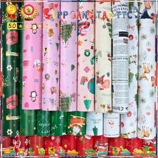   Mẫu Mới 2025  Giấy Gói Quà Giáng Sinh | Giấy Bọc Quà Noel Vui Vẻ Ấm Áp |  Hàng VN Chất Lượng Cao | VPP SÁNG TẠO TTC 