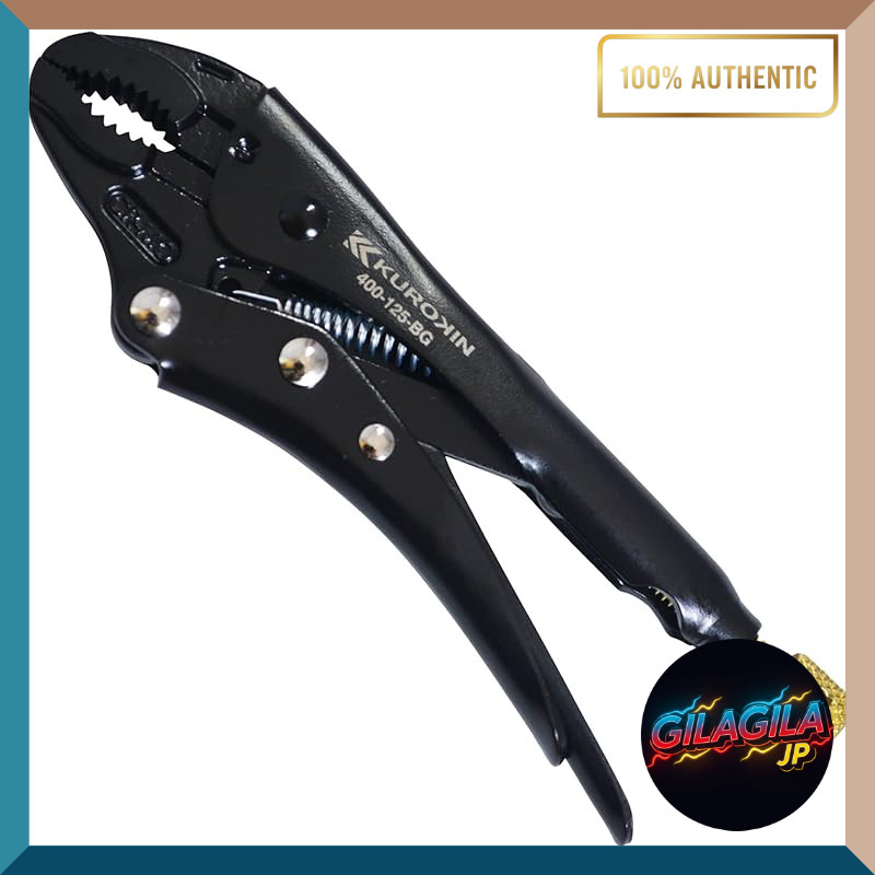 Fujiya Black & Gold Locking Pliers, 400/410 Series, Standard and Pipe Type, Multiple Sizes