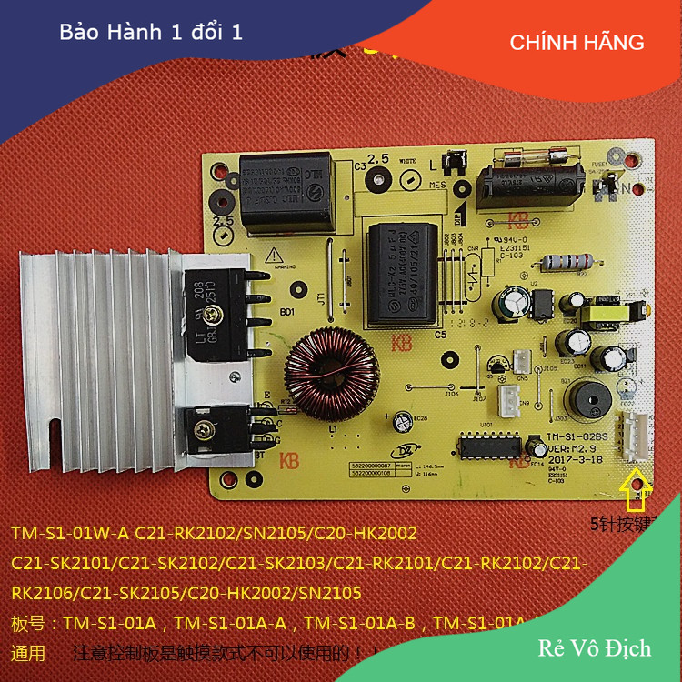 [Rẻ Vô Địch] mạch nguồn bếp từ MIDEA SV19EH (SV-19EH)