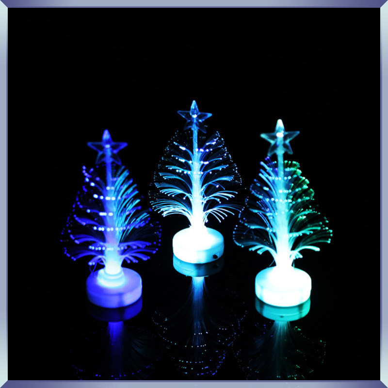 8 Chiếc Điện Cây Giáng Sinh Đèn Sợi Quang-quang Đèn Để Bàn Đèn Led yijunpingei