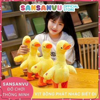  Vịt Vàng Bông Biết Đi Phát Nhạc – Nhại Giọng Biết Đi Đồ Chơi Vui Nhộn Cho Bé 