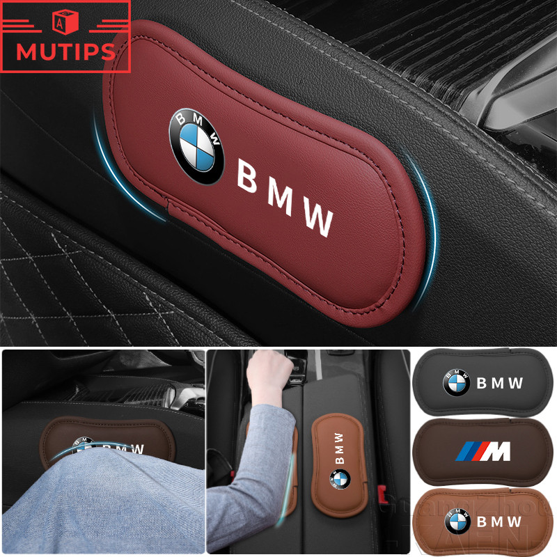 Xe BMW Hỗ Trợ Chân Đệm Gối Miếng Lót Khuỷu Tay Chiều Cao Da Mềm Thảm Cho X5 G05 F15 E53 Z4 E89 E85 F