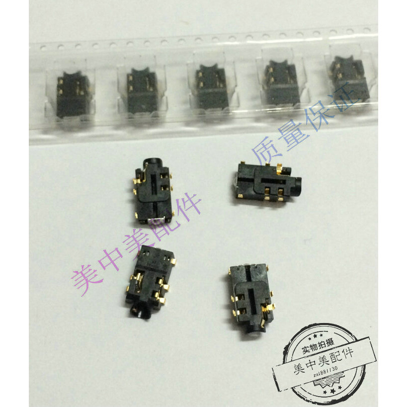 Ổ cắm tai nghe 3,5 mm Cổng chéo Ổ cắm âm thanh 6 chân Ổ cắm thường được sử dụng Pin 6 chân có đáy có