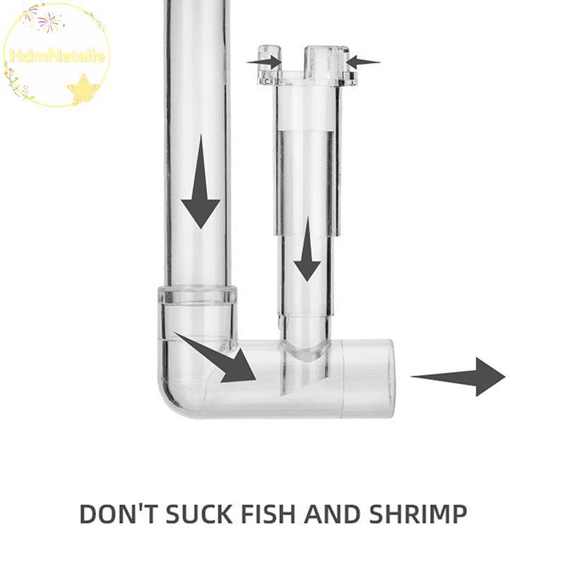 HdmNatalie Bể Cá Lily Chảy Ra Ổ Cắm Skimmer Phụ Kiện Lọc Fishbowl Cung Cấp Bể Cá Akvarium Trang Trí 