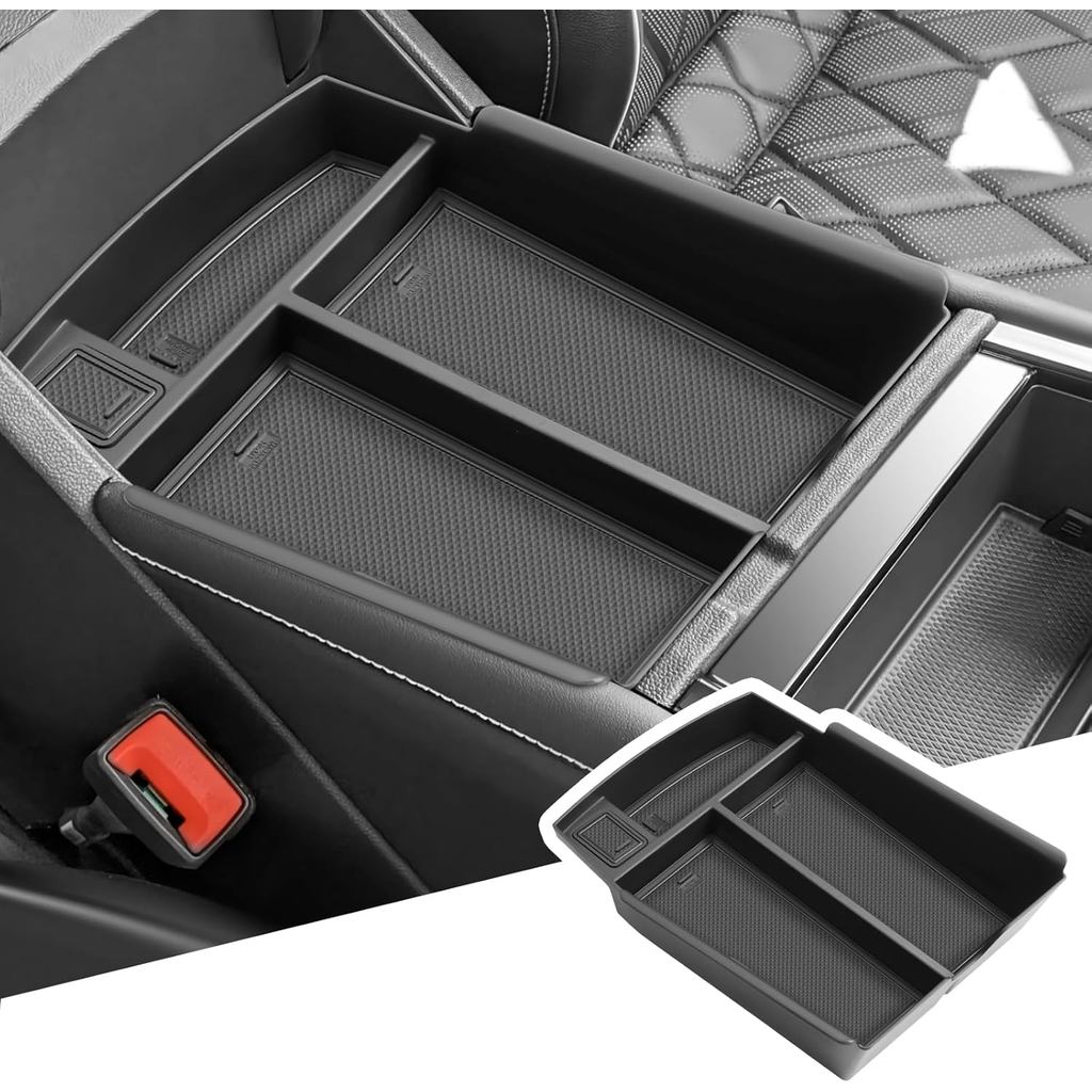 BIBIBO 2024 VW Atlas Center Console Sắp xếp cho 2024 + Volkswagen Atlas Console Tray 2024 Atlas Chèn