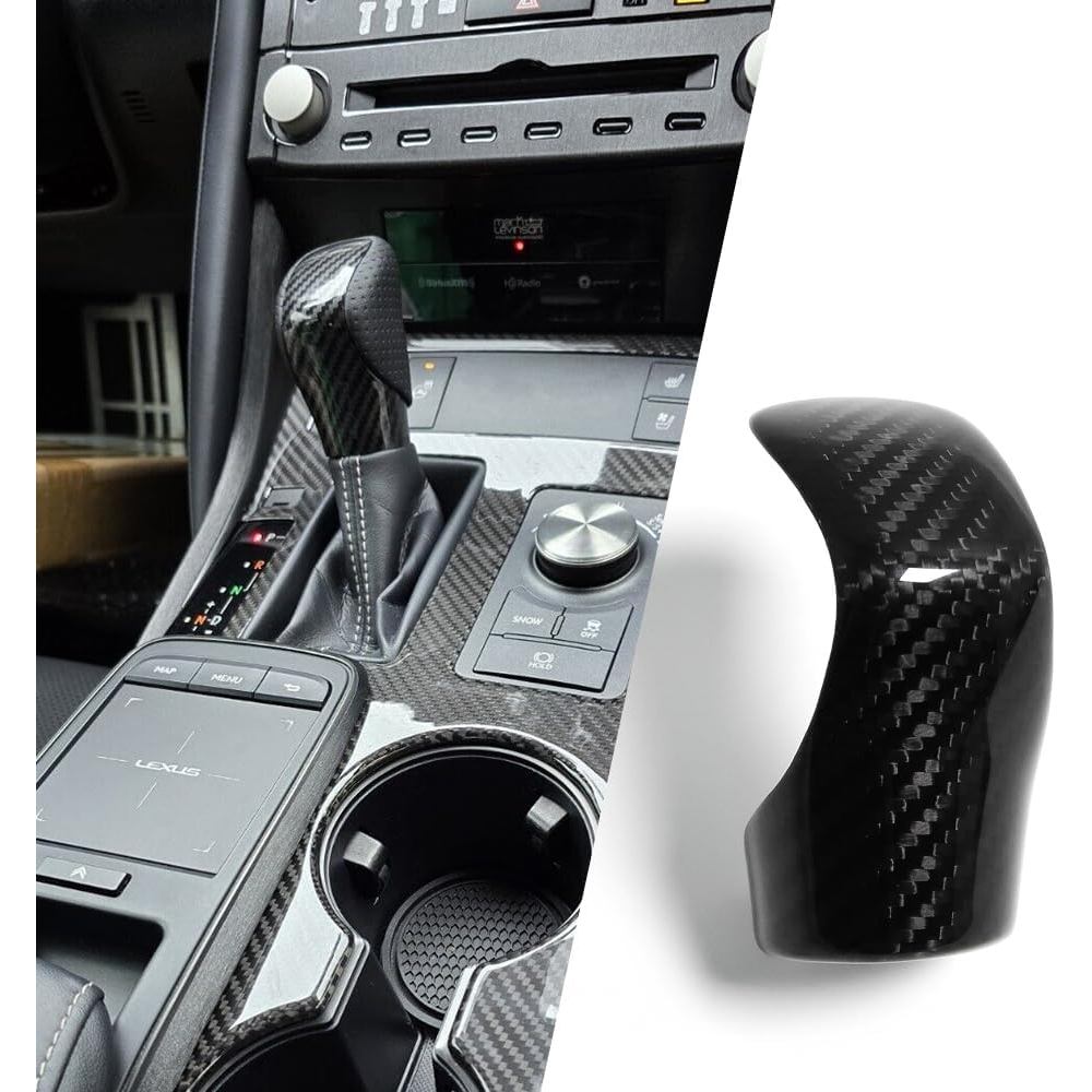 Sợi Carbon Bánh Răng Dịch Chuyển Núm Dành Cho Xe Lexus IS200 IS300 IS350 IS500 F Sport 2014-2018-202