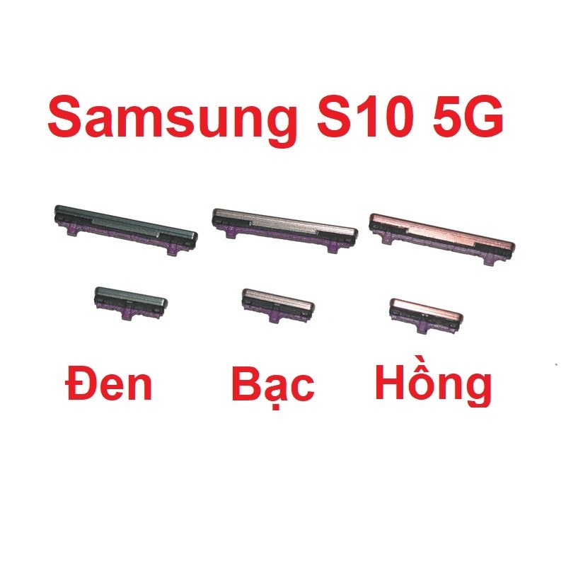 Nút Bấm Nguồn Nhựa Âm Lượng Ngoài Samsung Galaxy S10 5G Power Button new - Volume Control Bixby