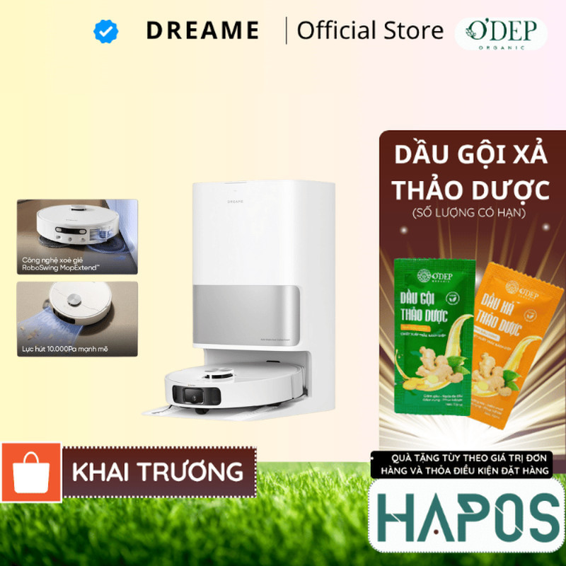 Robot lau sàn hút bụi tự làm sạch Dreame L10s Ultra Gen 2/ L10 Ultra / D20 Ultra/ L10s Ultra Gen 3 -