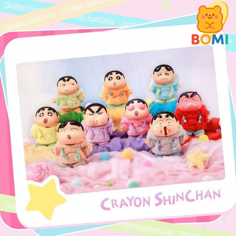 Giảm Giá [Chính Hãng] Crayon Shin-Chan Cảm Xúc Dopamine Sang Trọng Quyến Rũ Vui Cảm Xúc Gói Crayon S