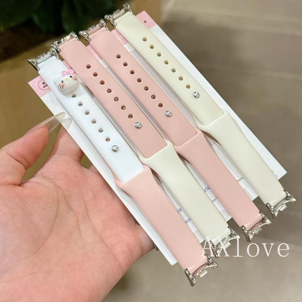 Ốp Lưng Silicon + Dây Đeo Tay Cho Xiaomi Mi Band 10 9 8 Dây Đeo Vòng Tay Có Thể Thay Thế Cho Mi Band