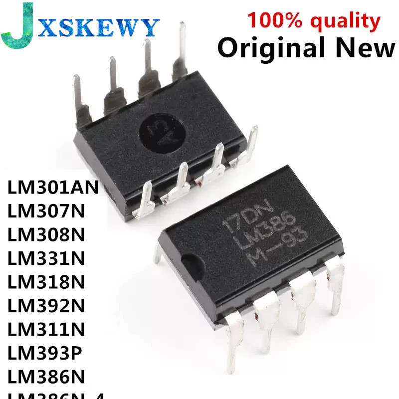 10 Chiếc Mới LM386N LM386 DIP LM386N-1 DIP-8 LM301AN LM301N LM307N LM308N LM331N LM318N LM392N LM386