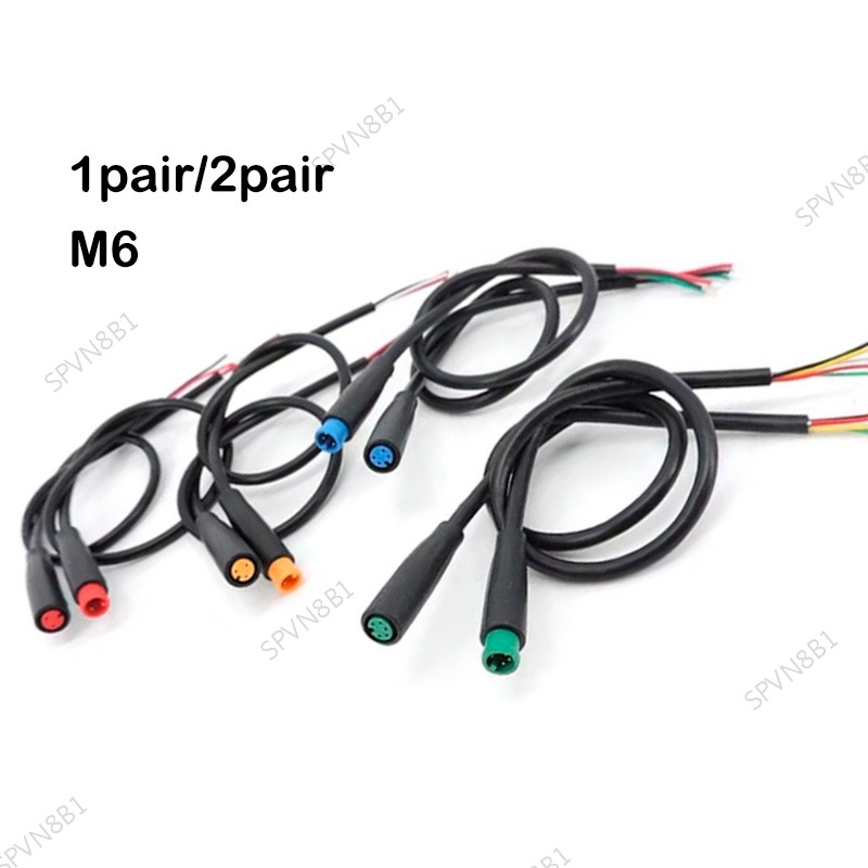 1 Cặp M6 6mm 2 3 4 5 Pin Cáp Chống Thấm Nước M-6 Bảng Điều Khiển Năng Lượng Mặt Trời Nhà Ga Mini Tín