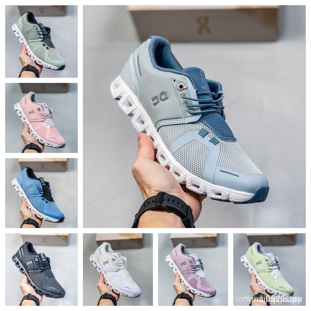Giày chạy bộ Cloud Running On Cloud 5 Unisex, Hồng