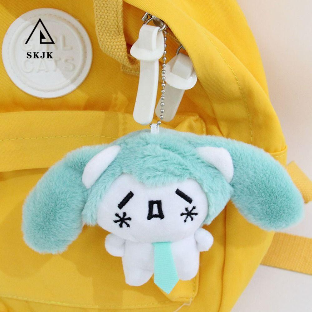 SKJK Snow Miku Sang Trọng Móc Khóa, Lông Tơ Mềm Bandai Hatsune Miku Doll, Kawaii Fur Plushy Thoải Má