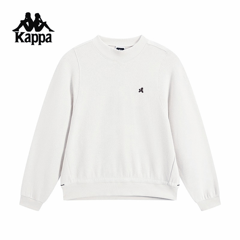 Bán Chạy Áo Khoác Chui Đầu Kappa Cổ Tròn Thể Thao Retro Dài Tay