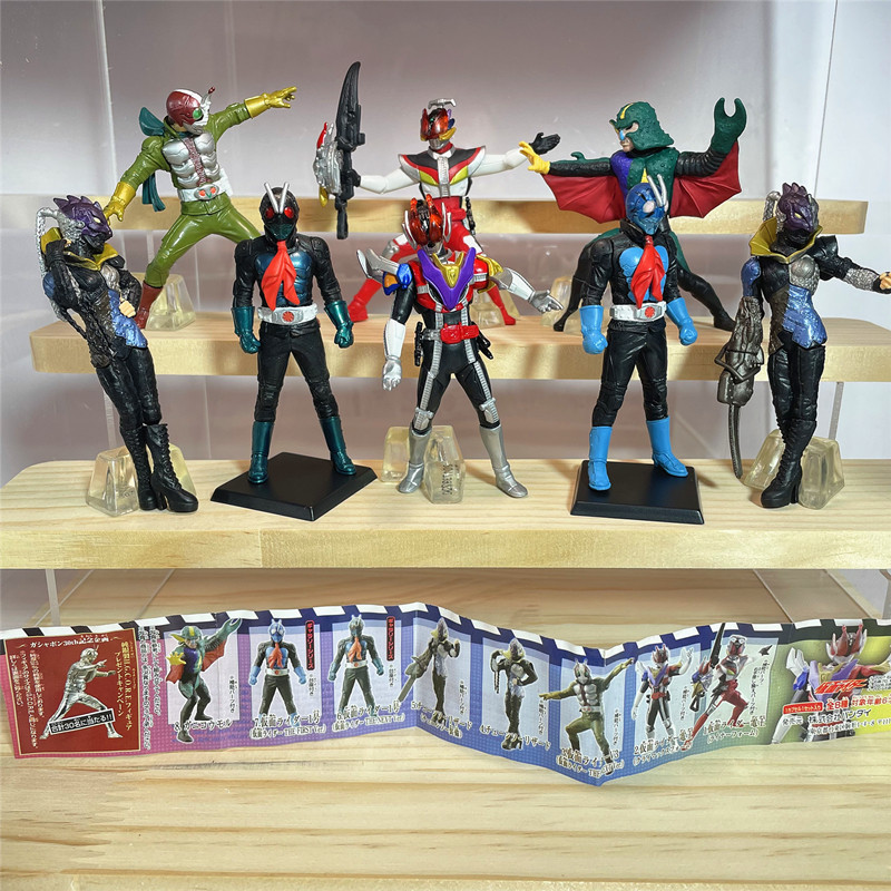 Hàng Số Lượng Lớn Kamen Rider HG Gashapon Hình Yaji Tuolong Rider Thẻ Sửa Chữa V3 Den-O Hội