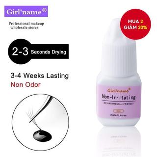  Keo dán lông mi Girl 'Name 5G – Khô nhanh 3-4 giây Hương trái cây màu đen để nối mi 