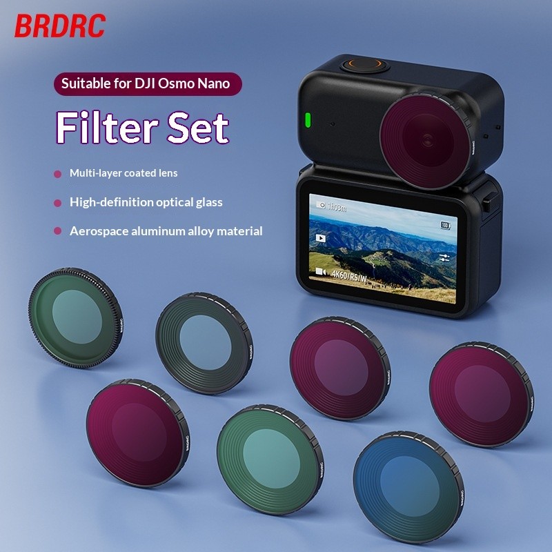 Thích hợp cho DJI OSMO NANO Bộ lọc Camera ND ND Bộ lọc UV Ống kính bảo vệ CPL Phụ kiện phân cực