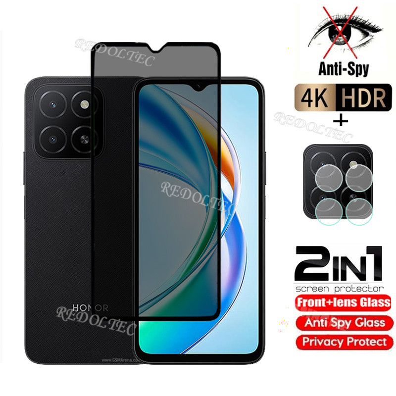 Honor X5B X5BPlus Kính Cường Lực Riêng Chống Gián Điệp Full Cover Bảo Vệ Màn Hình Chống Peek 2in1 Pr
