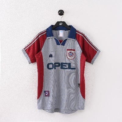 Áo đấu ngắn tay bóng đá sân khách Bayern 98-99 Retro