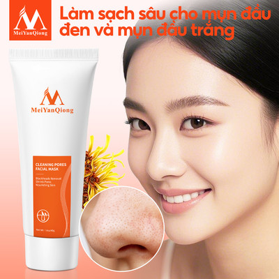 MeiYanQiong Mặt Nạ 50g Tẩy Tế Bào Chết Hỗ Trợ Cải Thiện Mụn Đầu Đen Và Se Khít Lỗ Chân Làm Sạch Sâu Kiểm Soát Dầu Mặt Nạ Loại Bỏ Sóc Da Hiệu Quả Dưỡng Trắng Da Cấp ẩm Chống Lão Hóa 40g