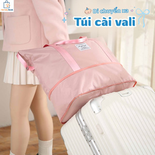  Túi du lịch gấp gọn 3 lớp chất lượng cao có bánh xe có thể tháo rời để đựng quần áo và hành lý 