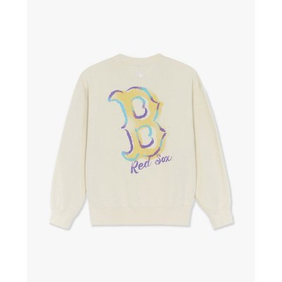 MLB - Áo sweatshirt unisex cổ tròn tay dài Colorful Mega Logo_3AMTB3254-43CRS