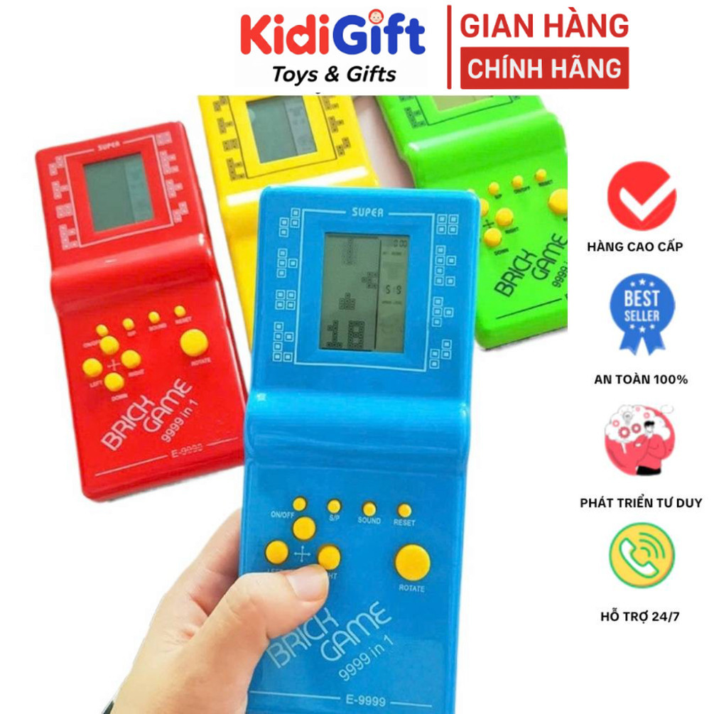 Đồ Chơi Máy Bắn Game Cầm Tay – Máy Điện Tử Xếp Hình Giải Trí Cho Bé Phát Triển Kỹ Năng Tư Duy -KIDIGIFT