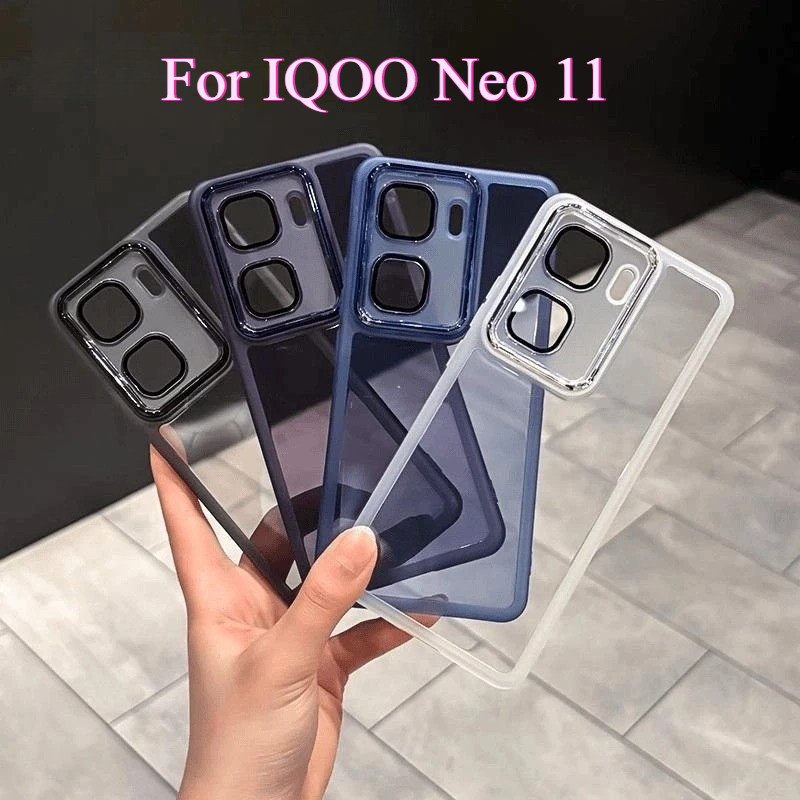 Ốp Lưng Cho Vivo IQOO Neo 11 Silicon Mềm Trong Suốt Chống Sốc Cho Iqoo Neo11 TPU Bảo Vệ Camera Vỏ Ốp