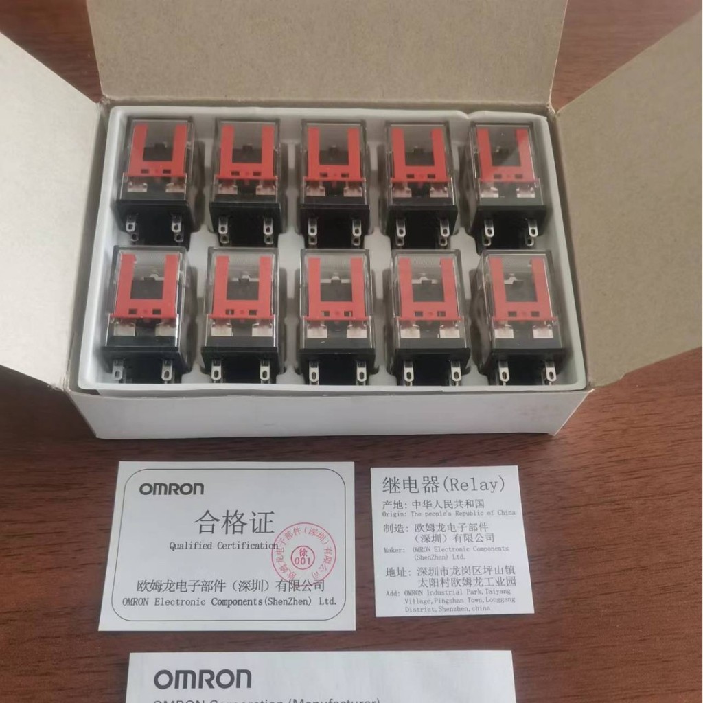Rơle Omron có rơle cơ sở MY2N-GS DC24 + PYFZ-08-E