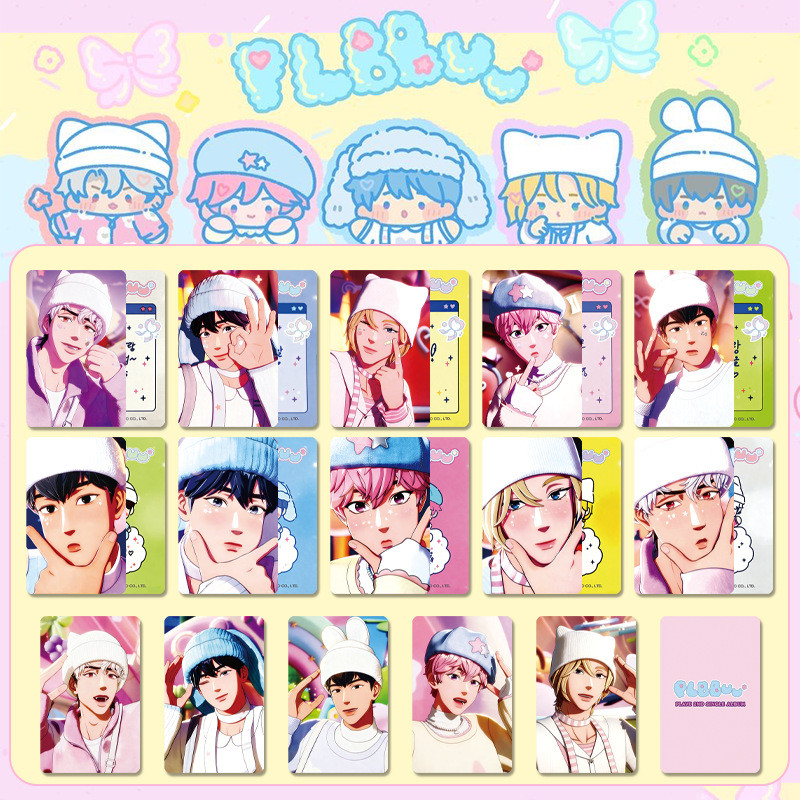 5-8 chiếc PLAVE PLBBUU Hide and Seek Lomo Cards 6th Summer TSOTTTC Asterum REACH CHO THE STARS Photo